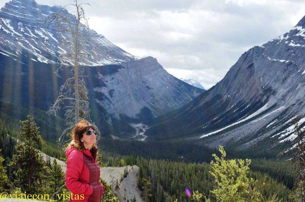 Big Hill and Big Bend icefields parkway