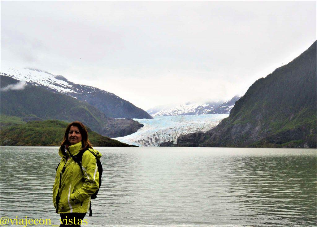 lago glaciar mendenhall juneau