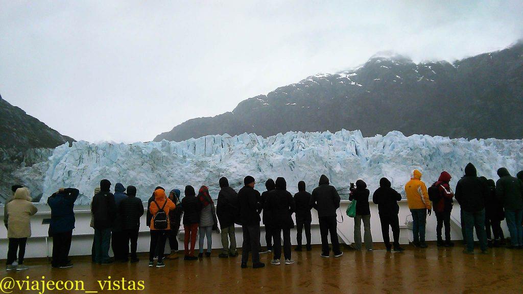 punto final de la excursion donde ver glaciares en alaska