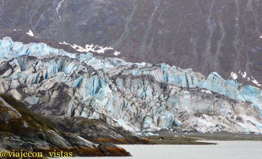 paseo entre glaciares en alaska
