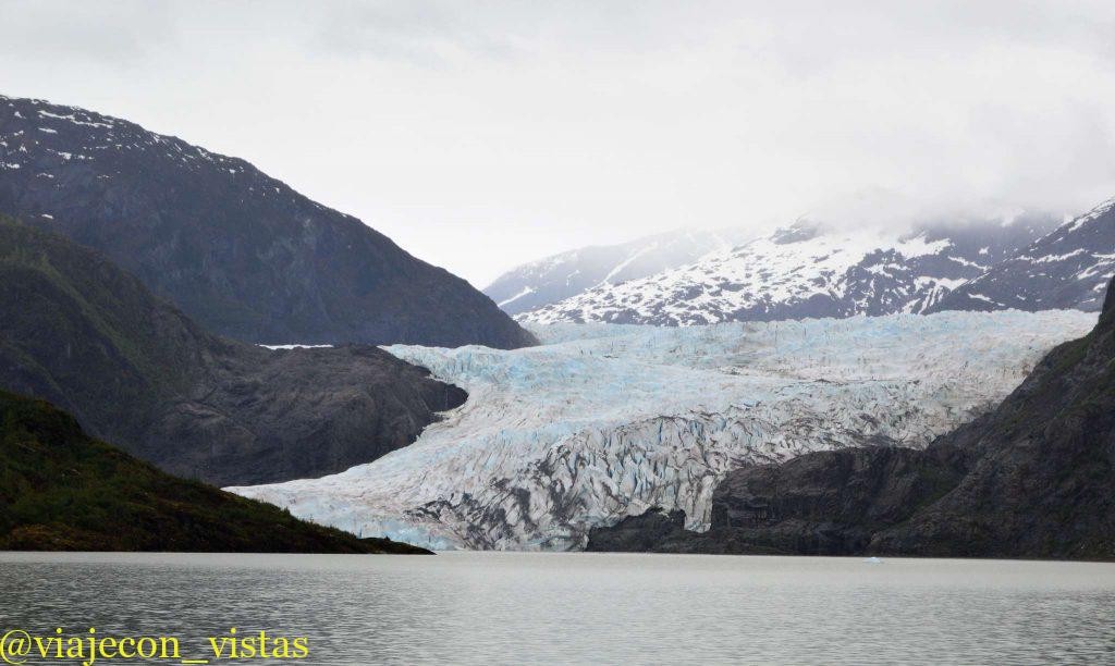 lengua glaciar mendenhall