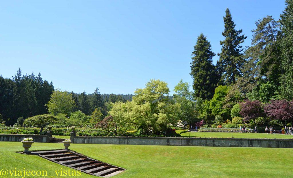 jardin ingles visita a los jardines butchart