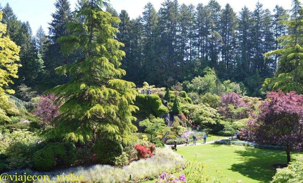 visita a los jardines isla victoria butchart
