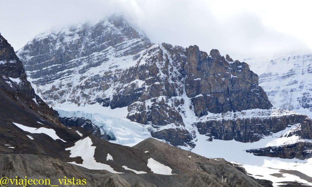 paisaje de las icefields parkway rocosas canadienses