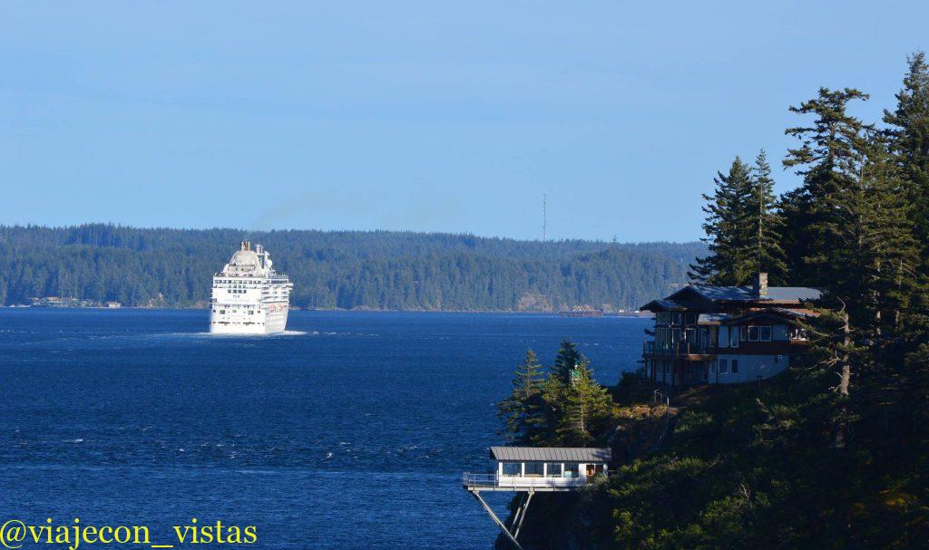 recorrido de cruceros pasaje interior canada alaska