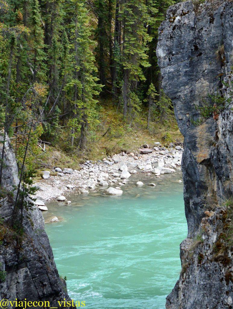 recorrido por el rio sunwapta