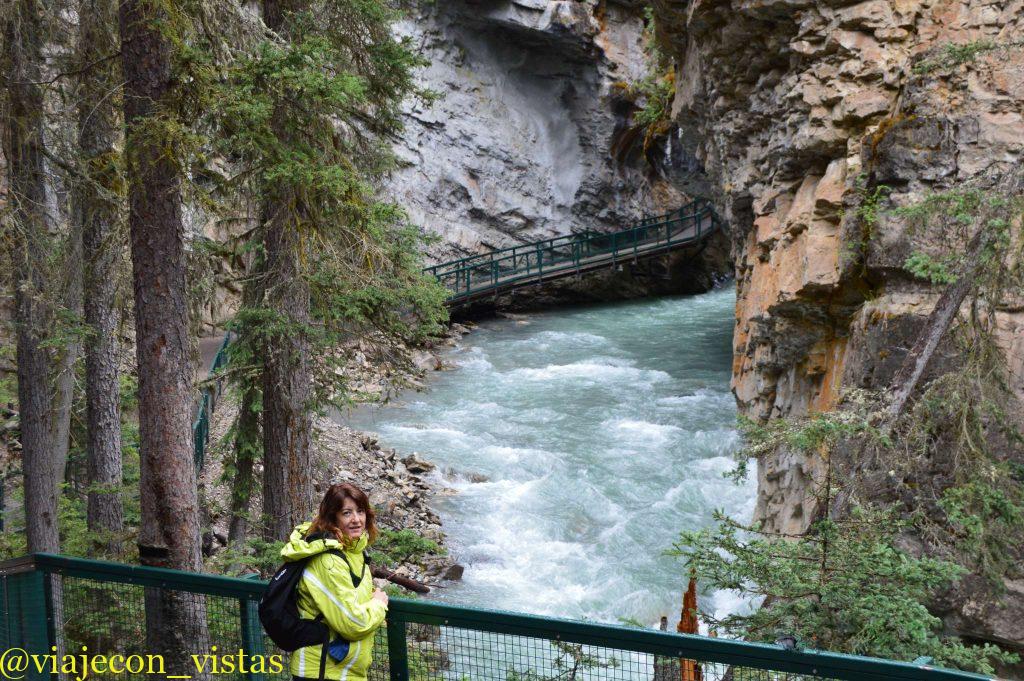 pasarelas johnston canyon