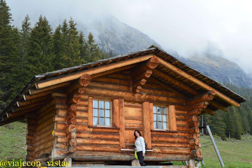 cabaña troncos suiza