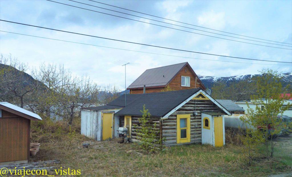 vivienda en la aldea carcross