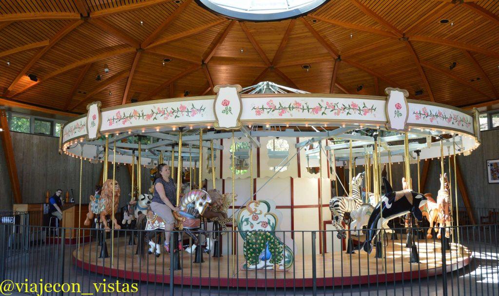 carrusel madera jardines butchart