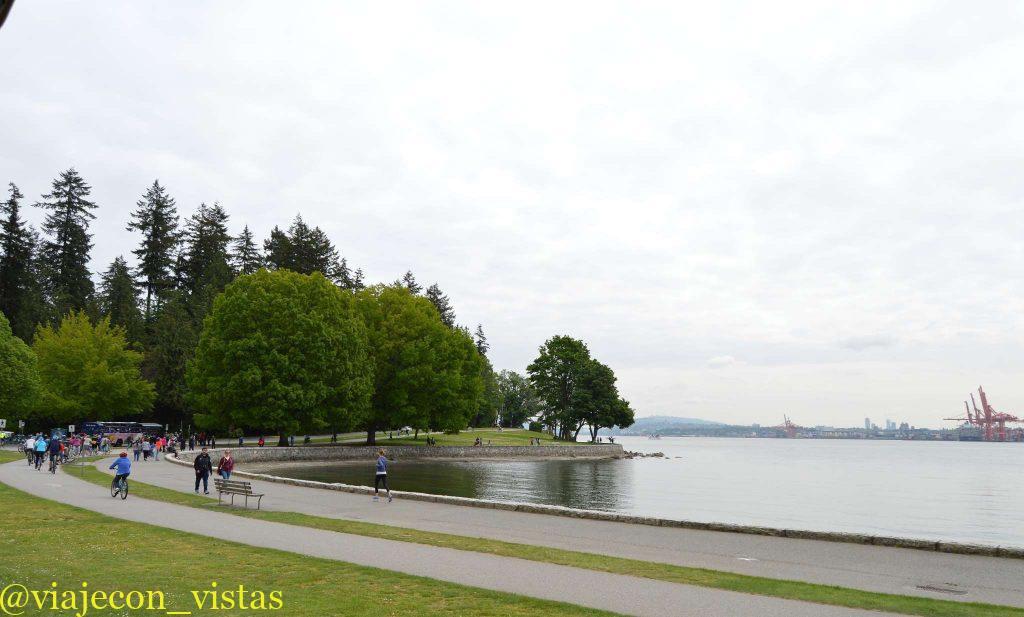 carril bici parque stanley
