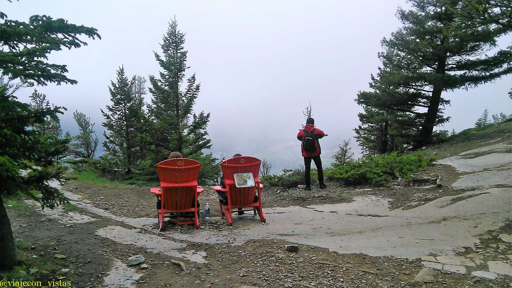 cumbre montañas rocosas en banff