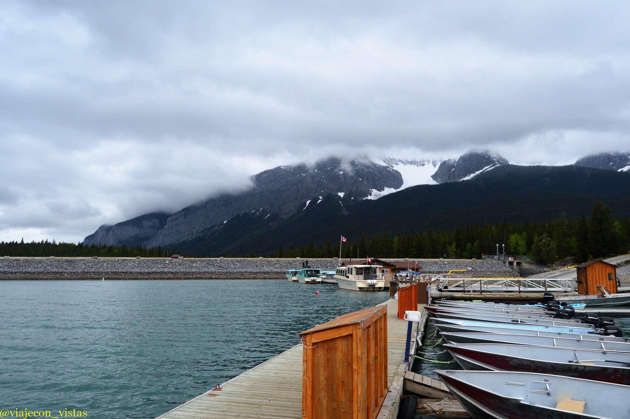 embarcadero lago minnewanka