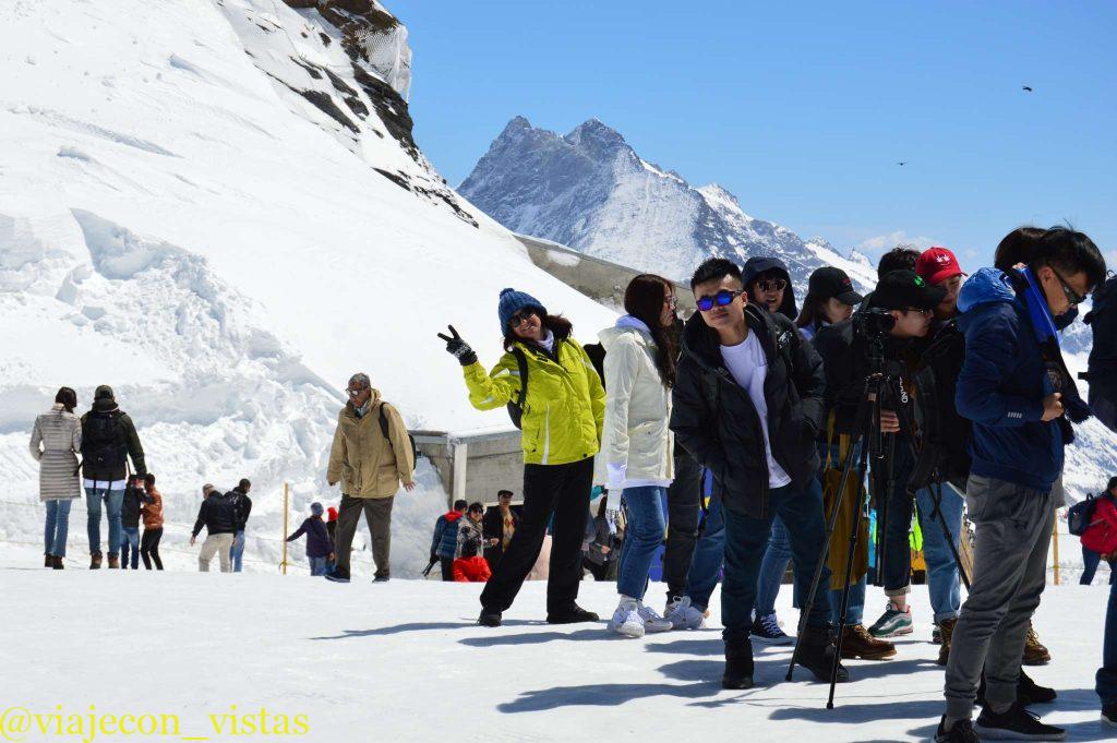 cima de top of europe jungfrau