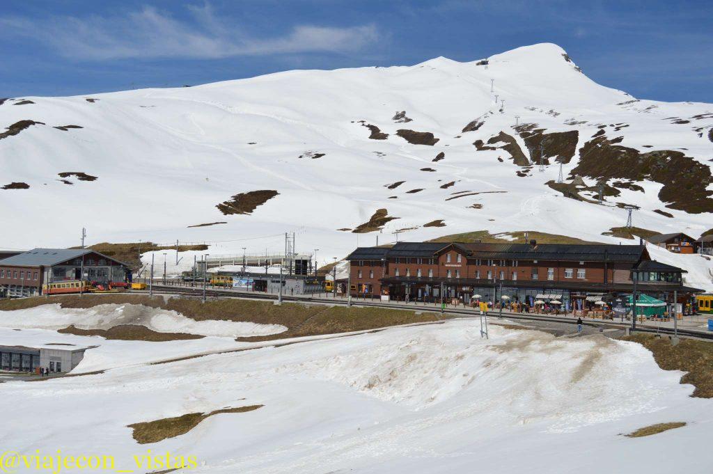 parada de tren en kleine scheidegg