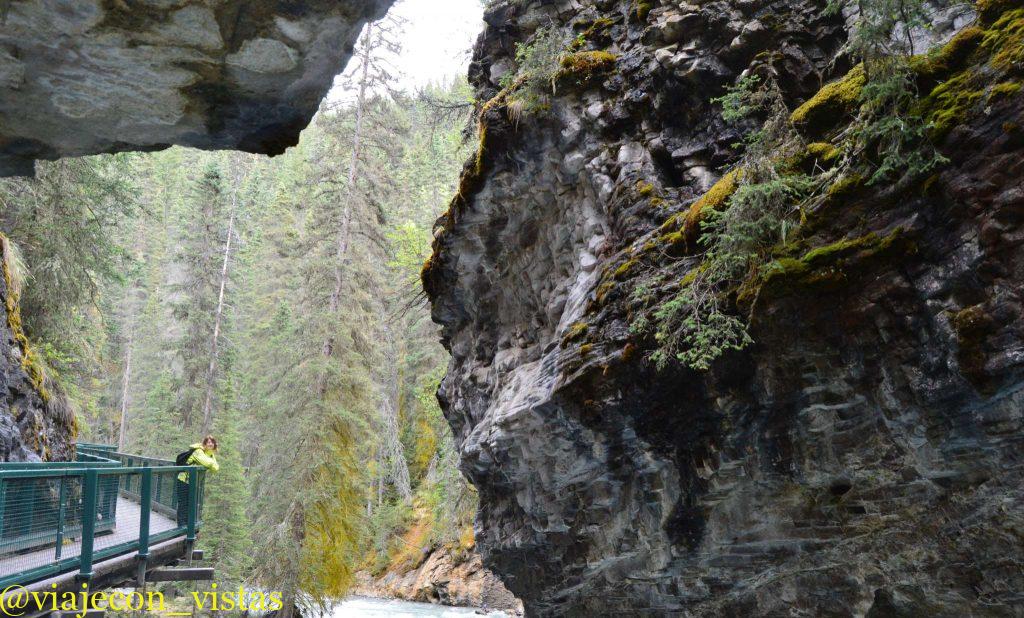 cañon de roca en banff