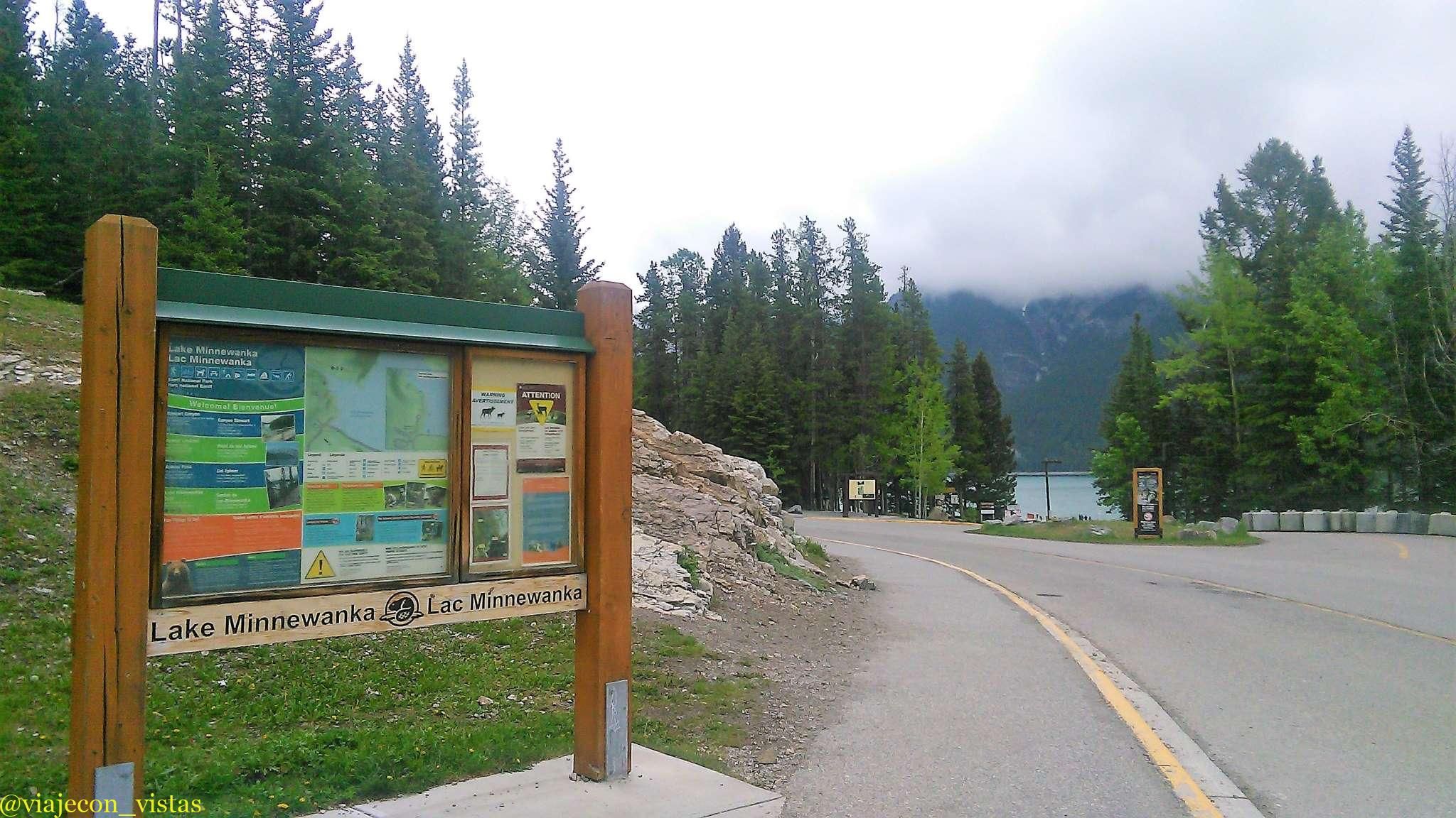 informacion lago minnewanka
