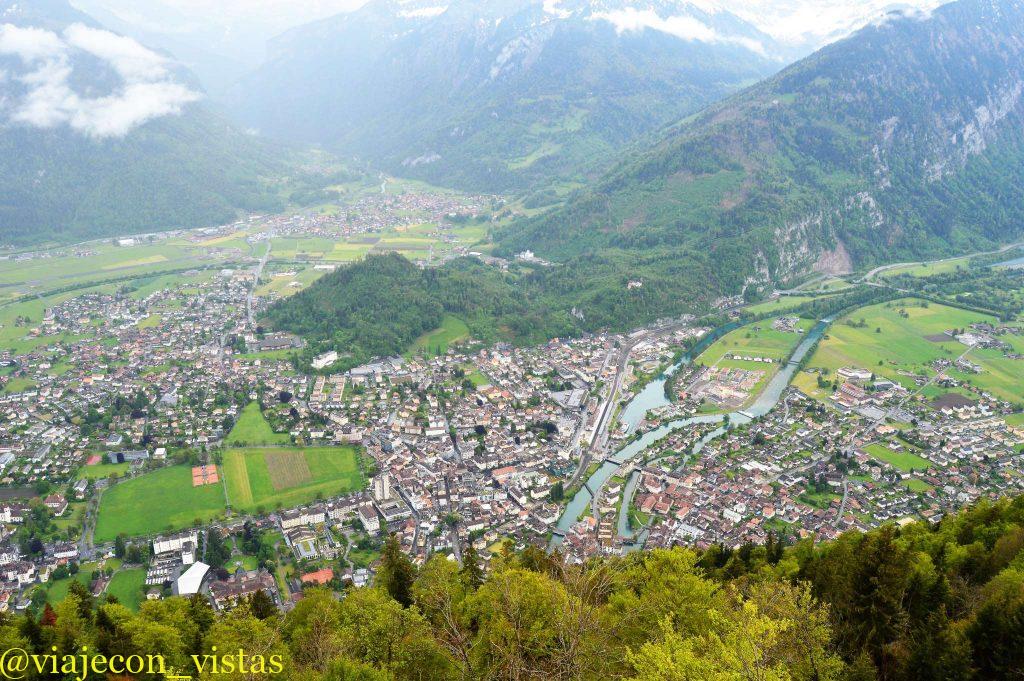 interlaken desde el cielo