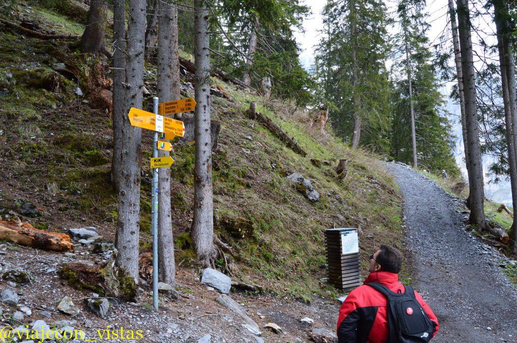 itinerario senderos suiza
