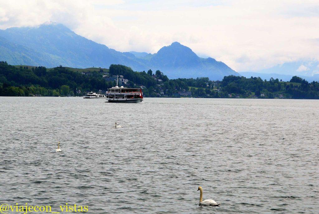 lago de los cuatro cantones lucerna que ver caminando