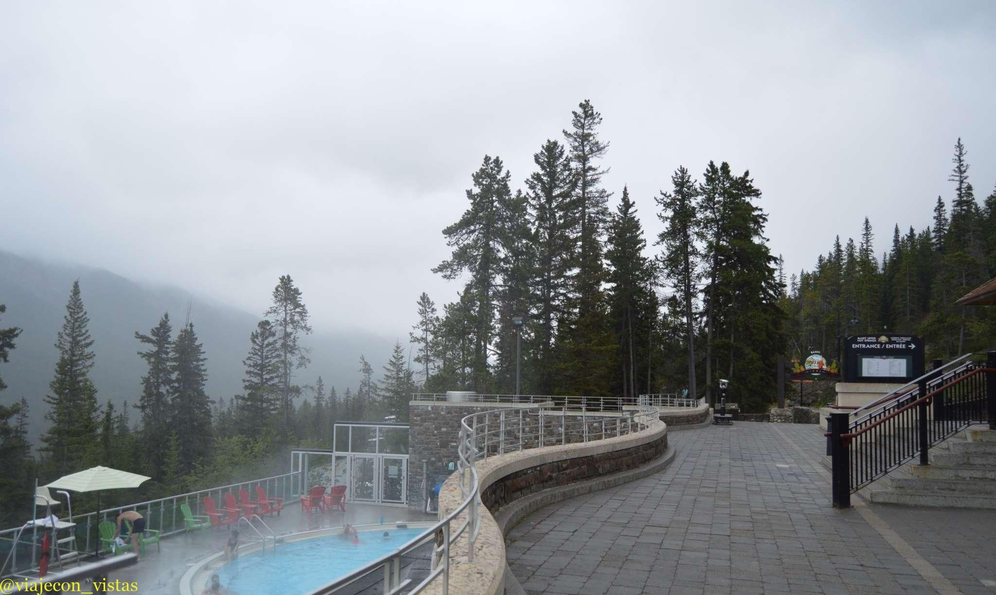 piscina de agua termal banff