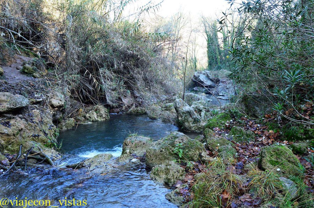 pozas del río