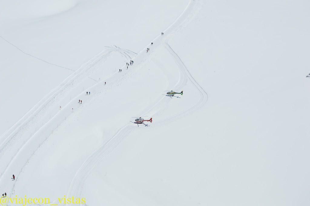 helicoptero en jungfrau