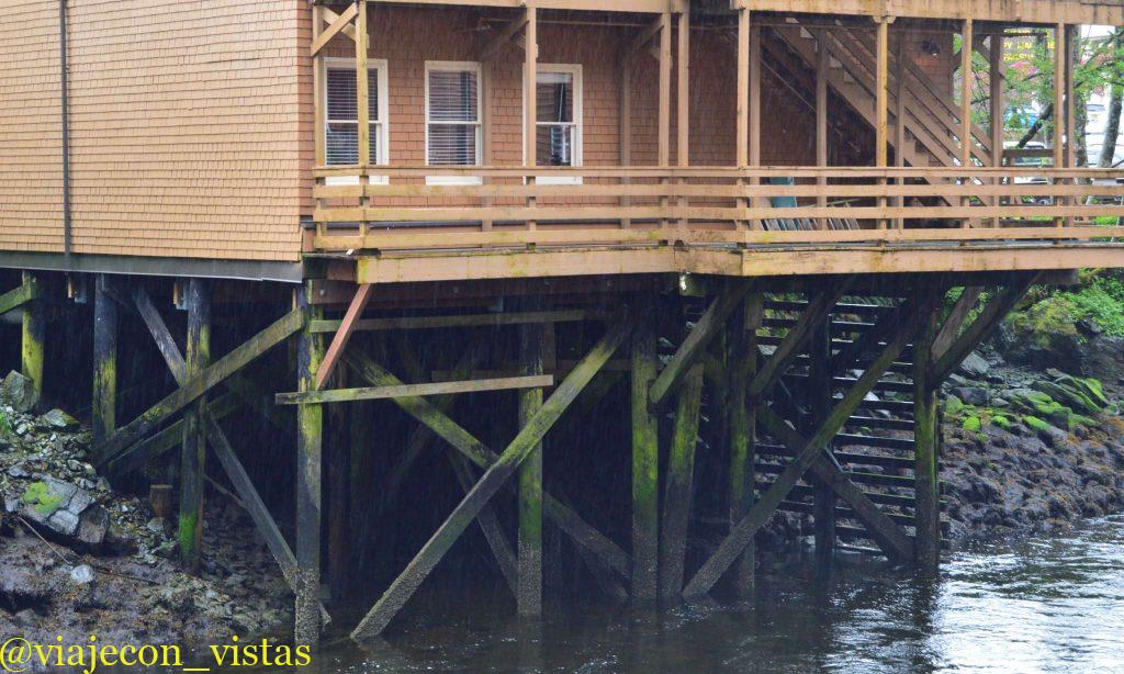 casas flotantes barrio rojo de ketchikan