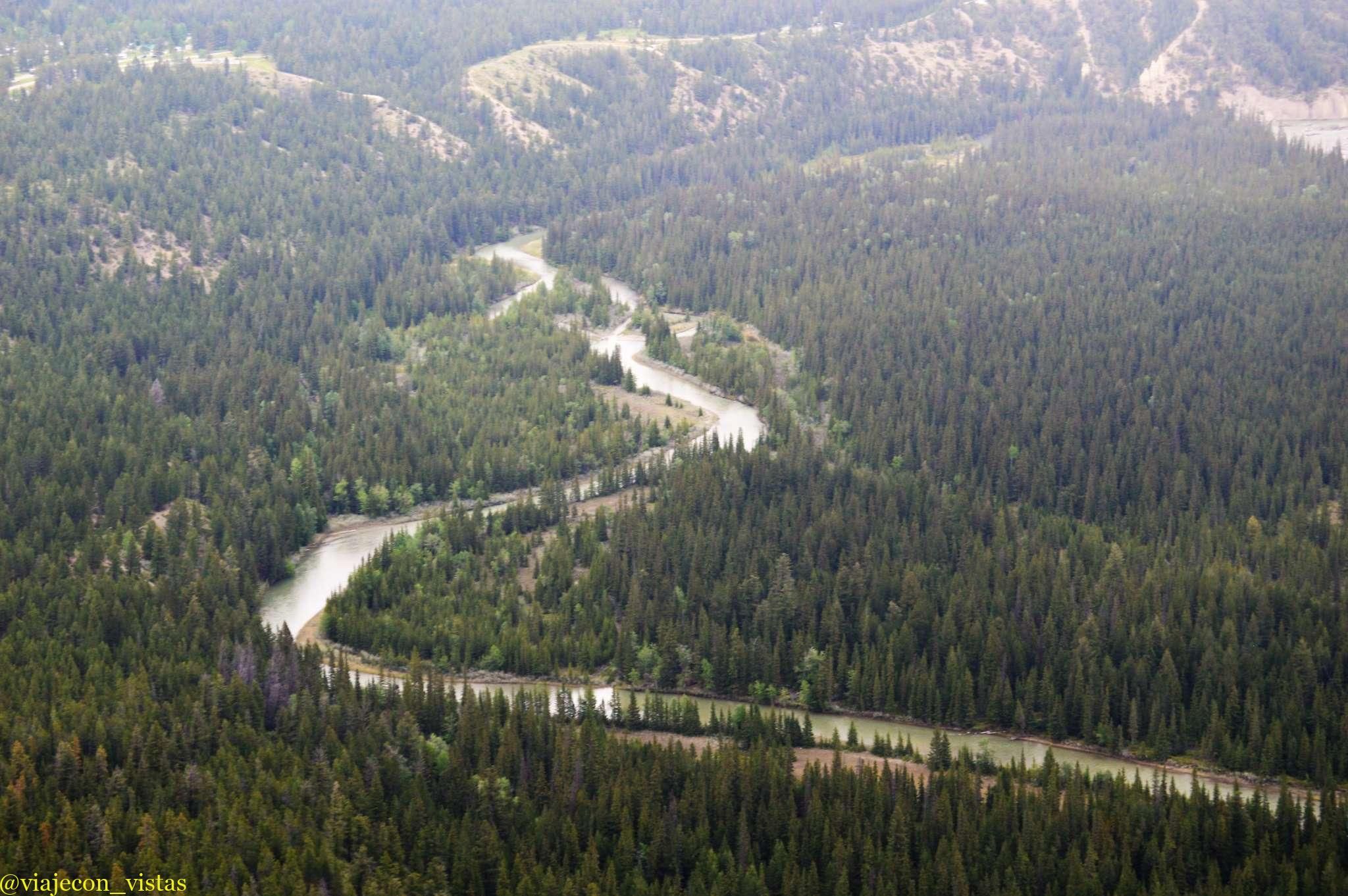 vistas desde la montaña banff