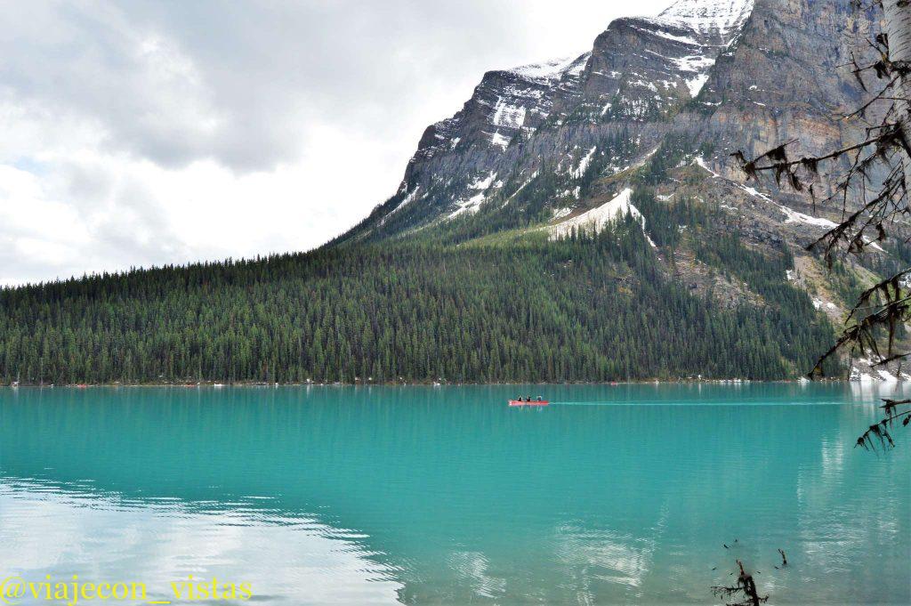 lago origen glaciar banff