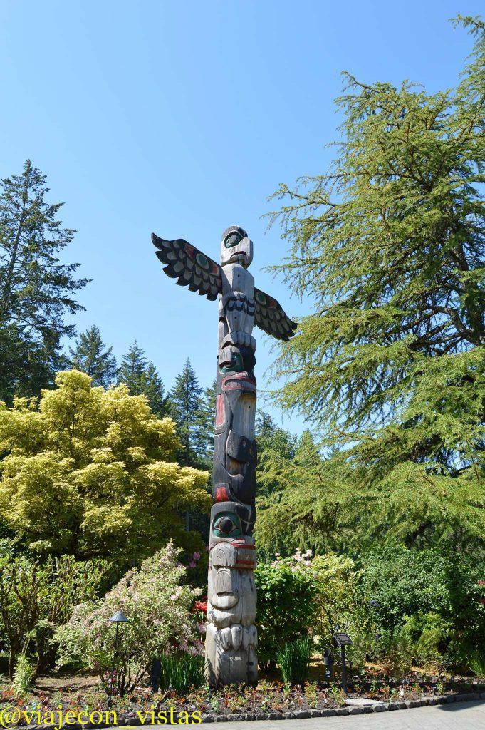 totem en jardines butchart