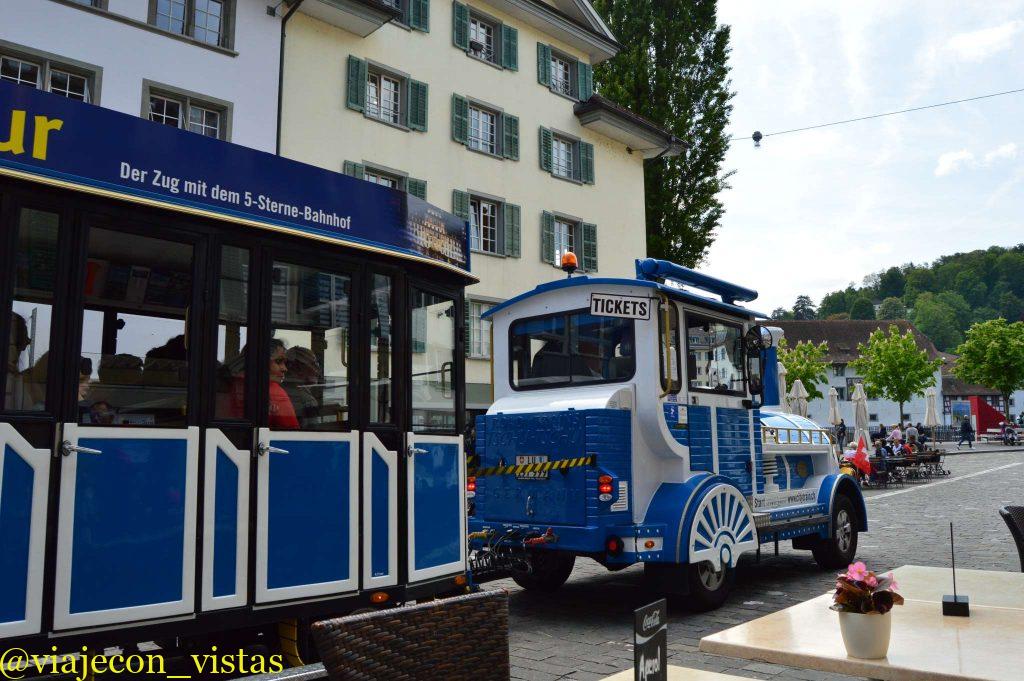tren turistico recorrido por lucerna