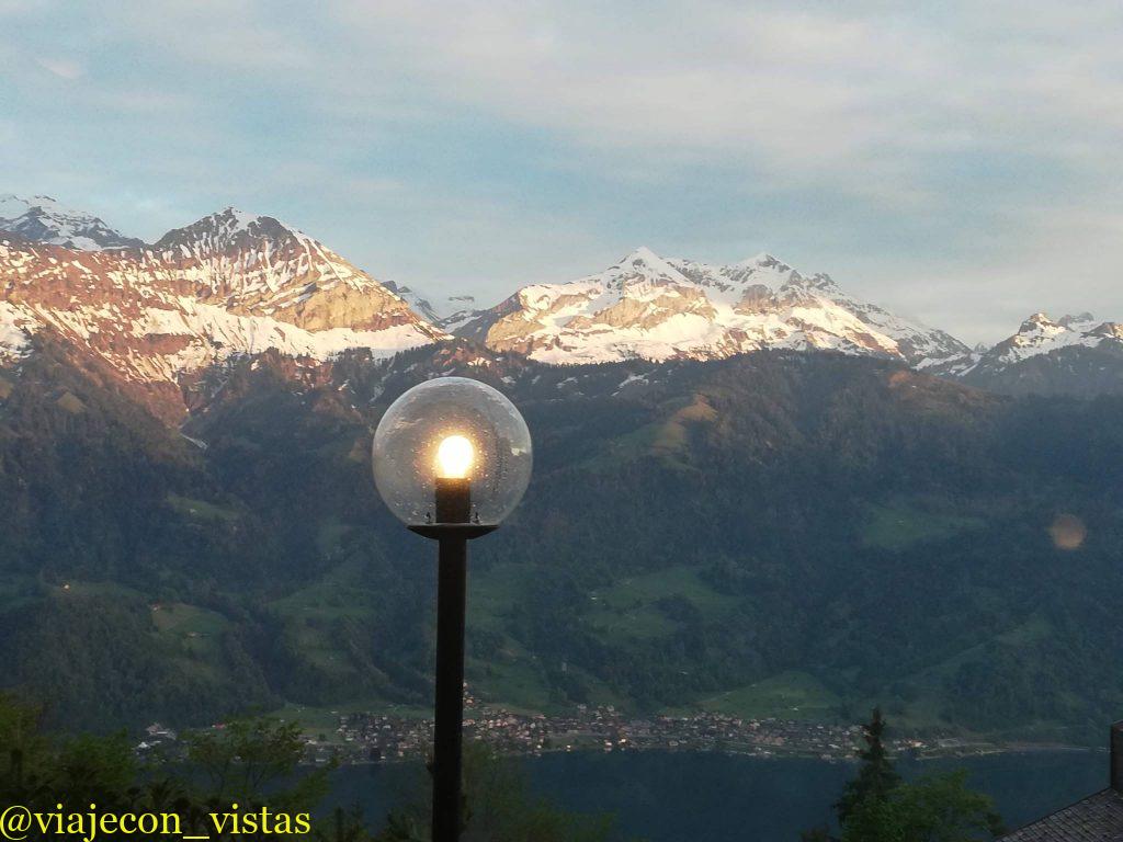 vistas desde el hotel gloria beatenberg