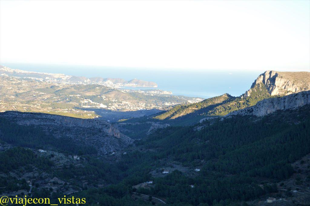zona sombria de la sierra de bernia