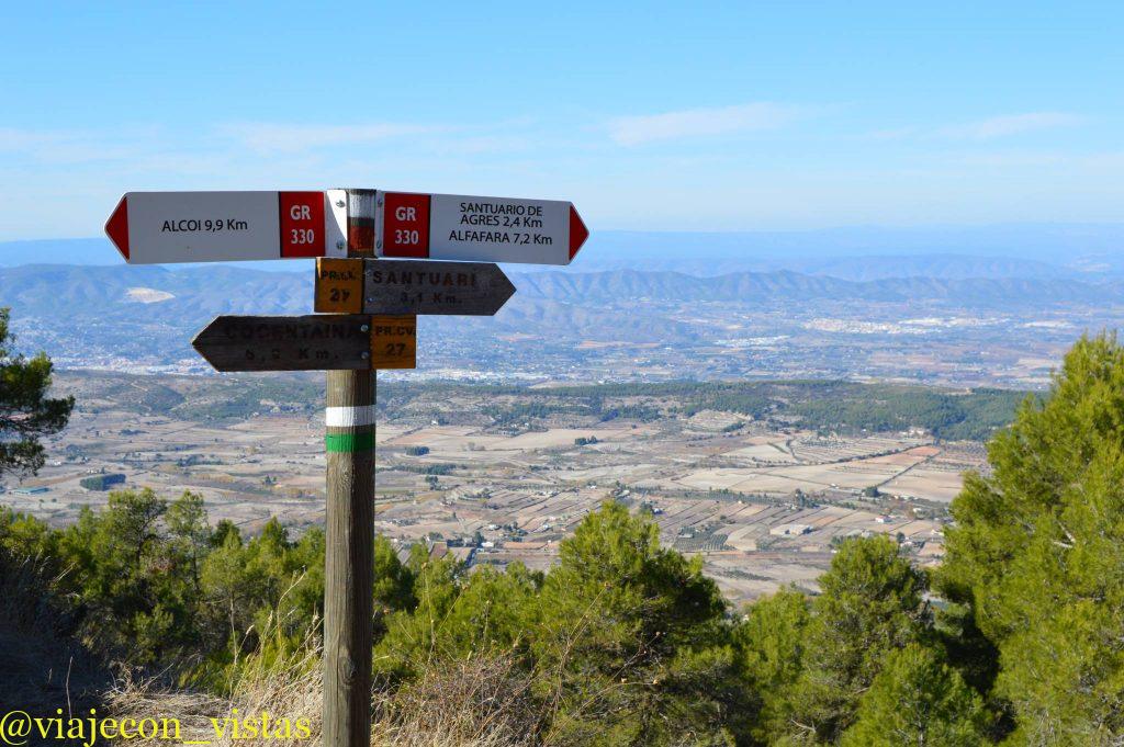 rutas por la sierra de mariola