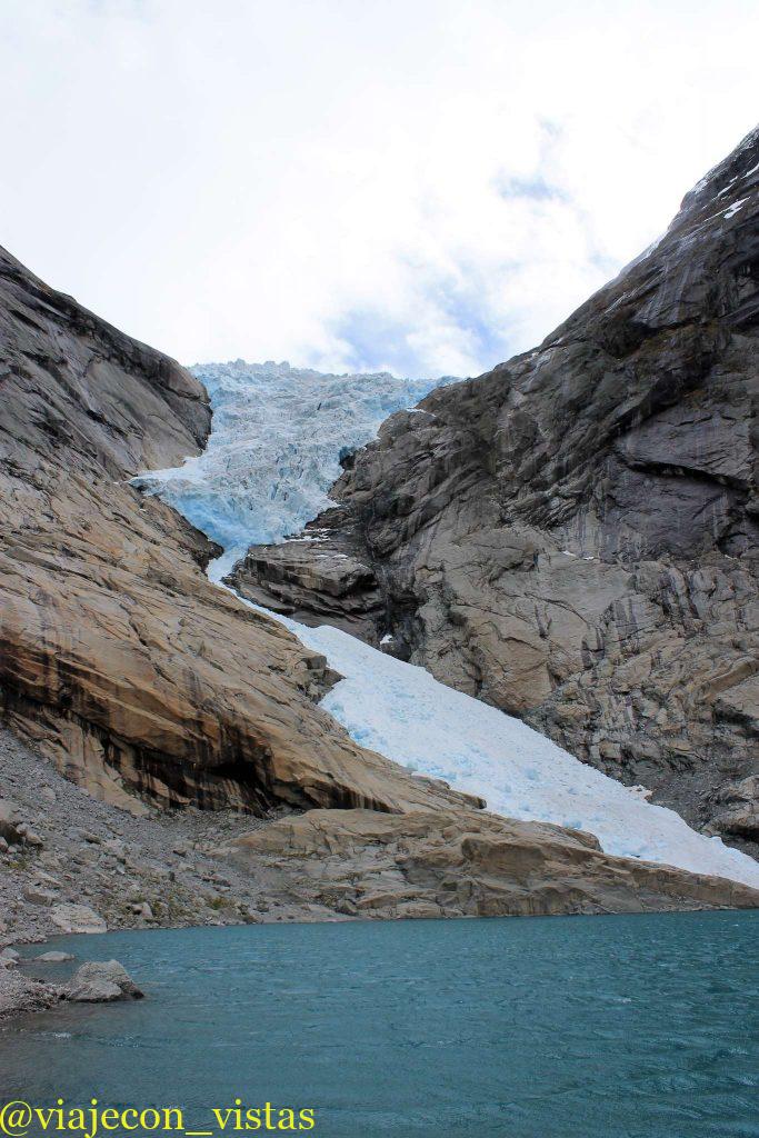 glaciares en el viaje a noruega