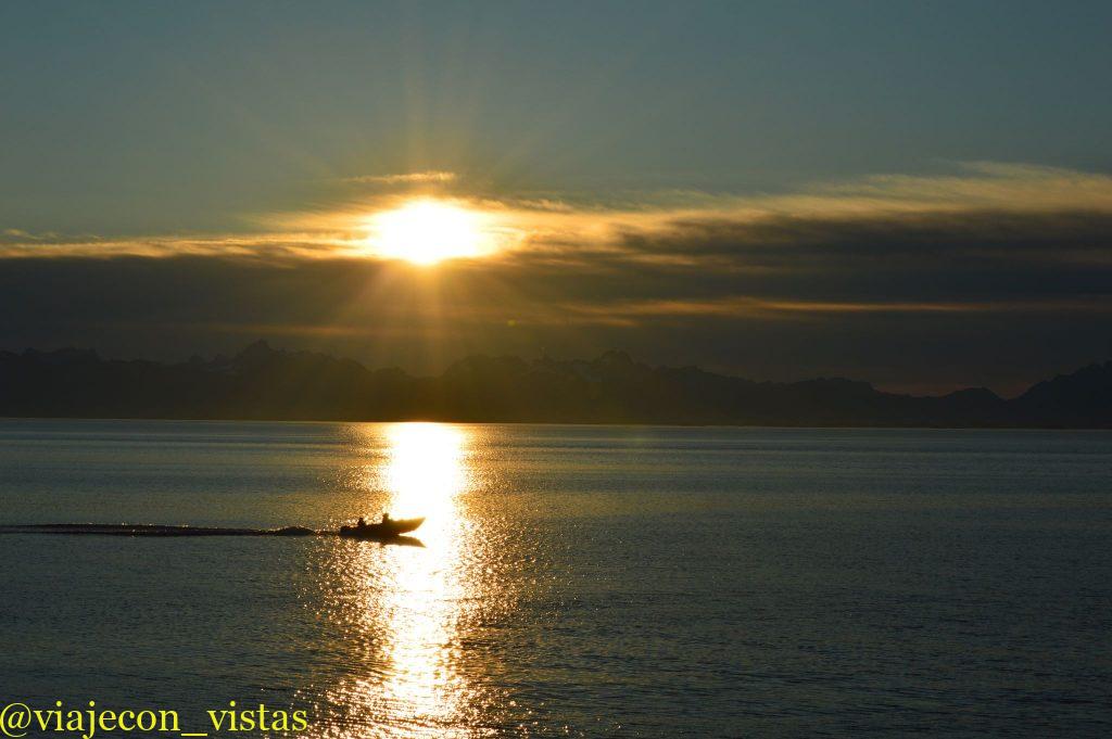 increible puesta de sol