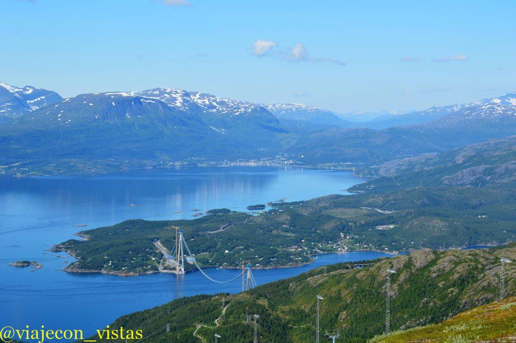 fiordo ofotfjord norte de noruega