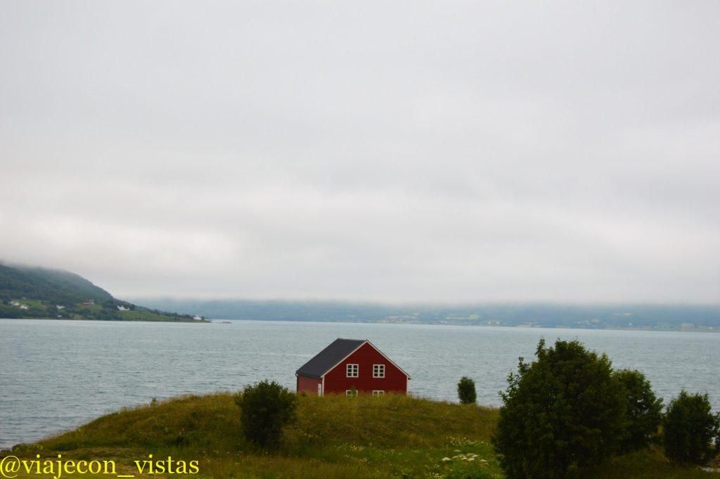 hermosos paisajes del norte de noruega