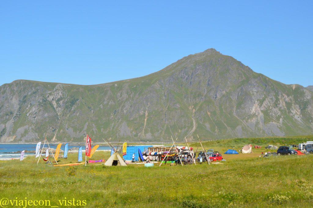 lofoten beach camp