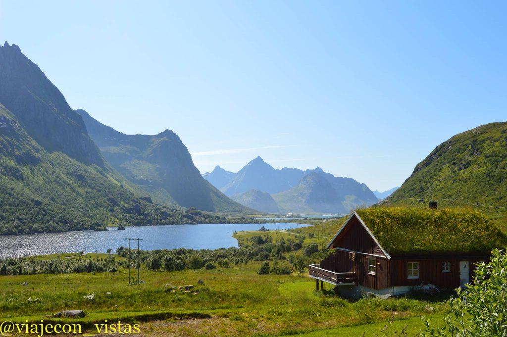 paisajes en la carretera e-10 ruta por las islas lofoten