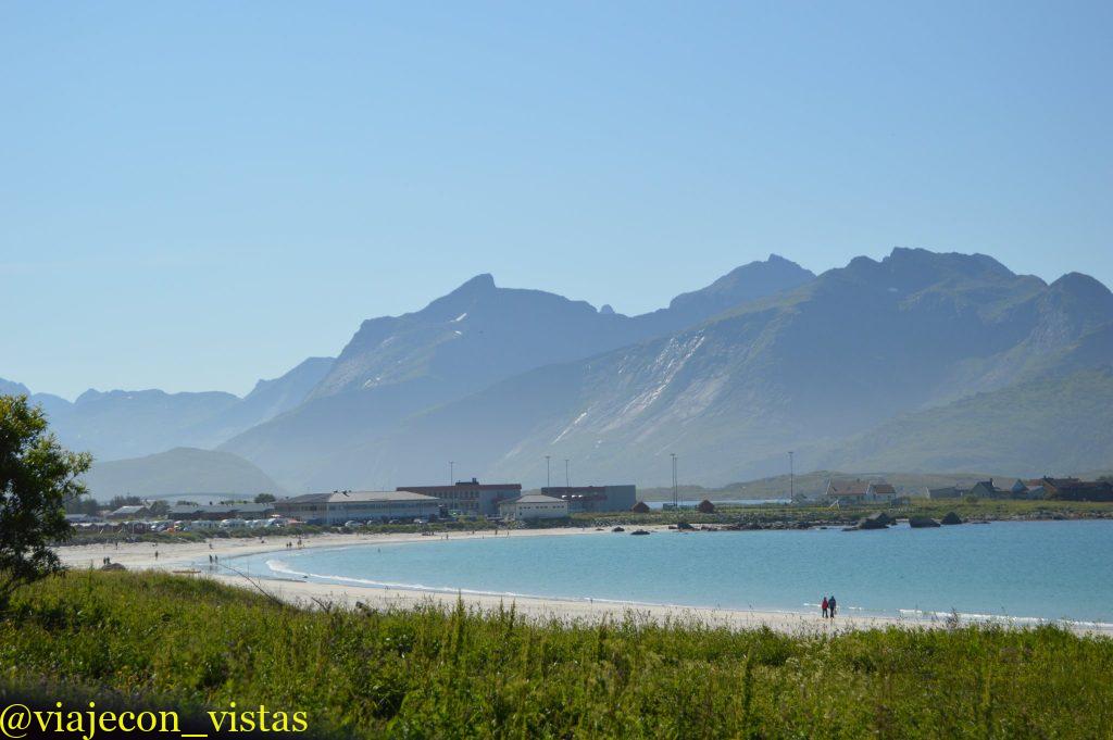 rambergstranda beach en la ruta por las islas lofoten