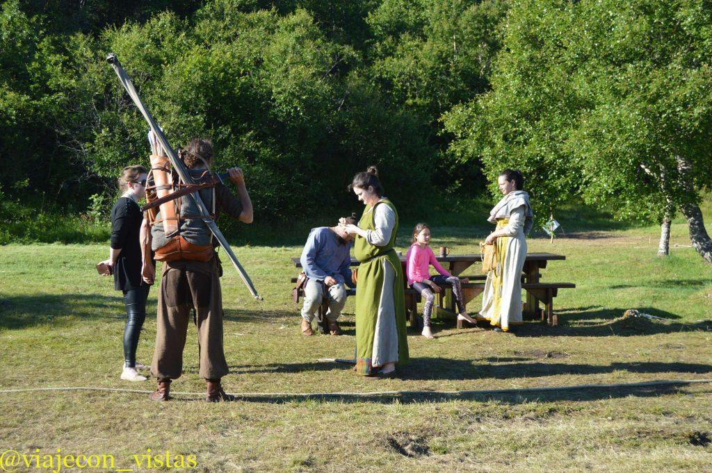 actividades al aire libre en el museo vikingo