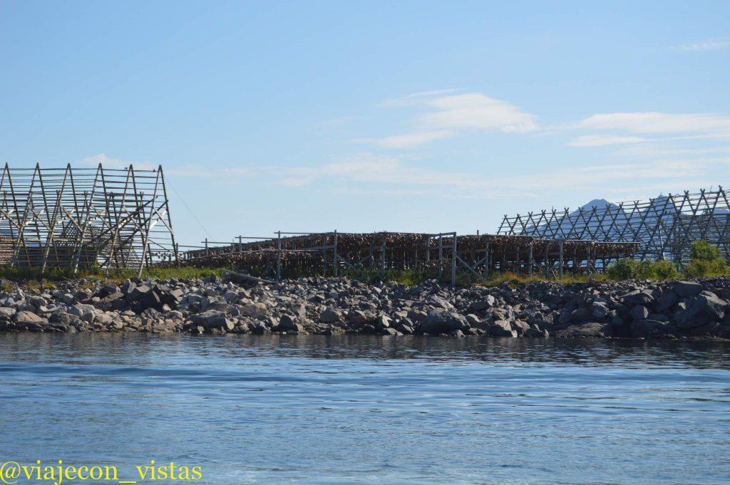 secadero de bacalao en Svolvær