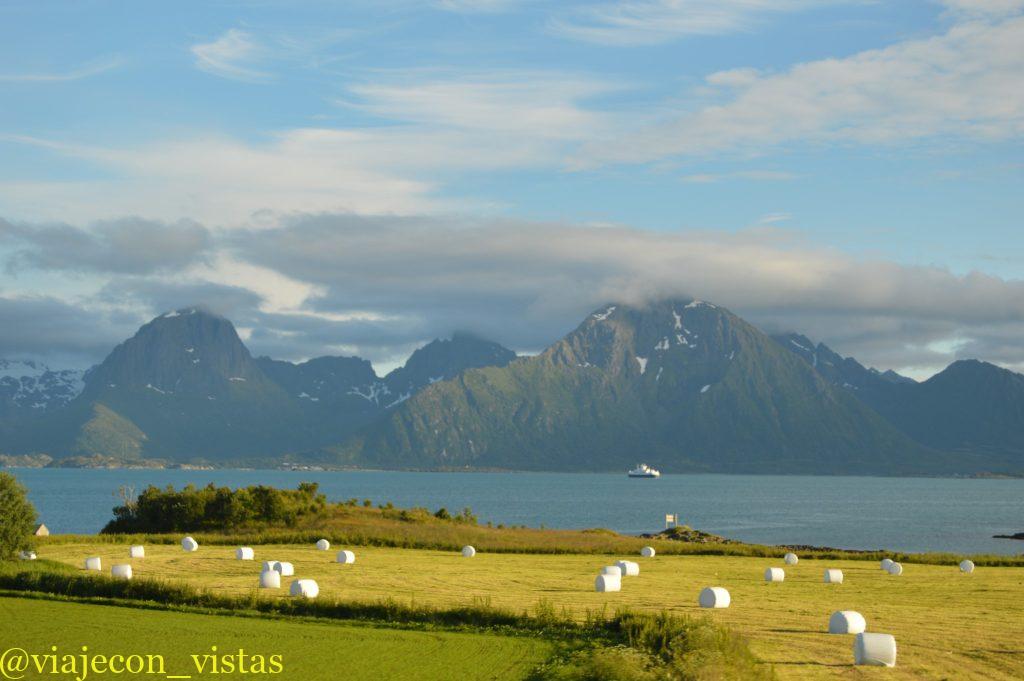 vista anticipada de las islas lofoten