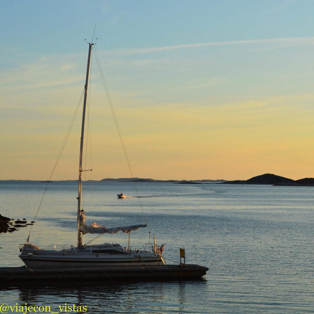 sol de medianoche en nusfjord