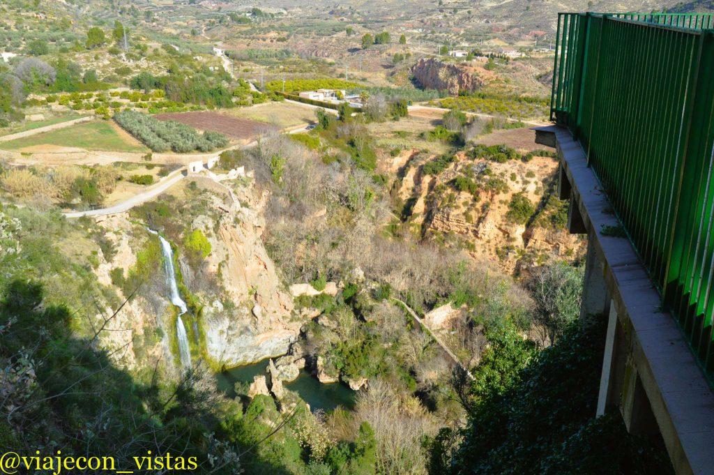 mirador del salto de chella