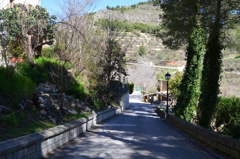 inicio de la ruta barranco de la encantada