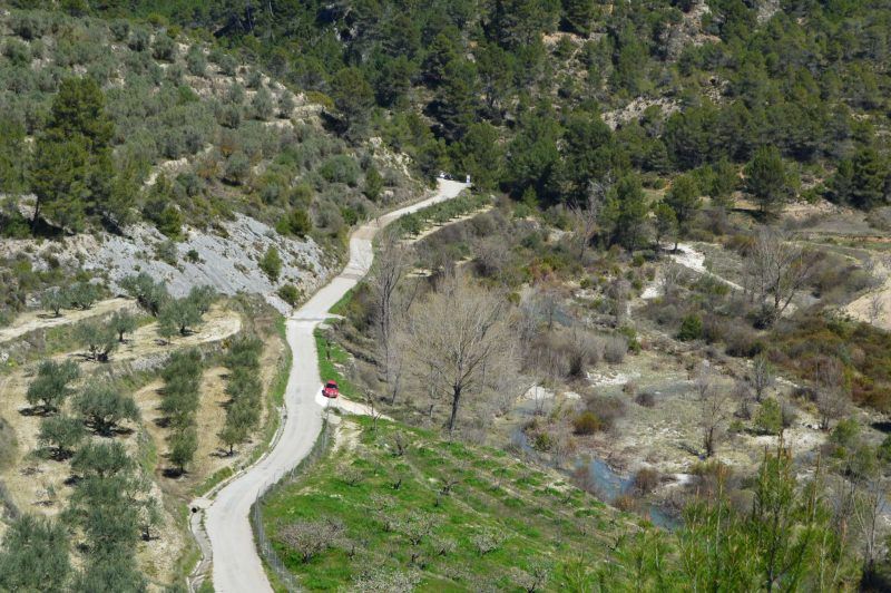 inicio del barranco de la encantada
