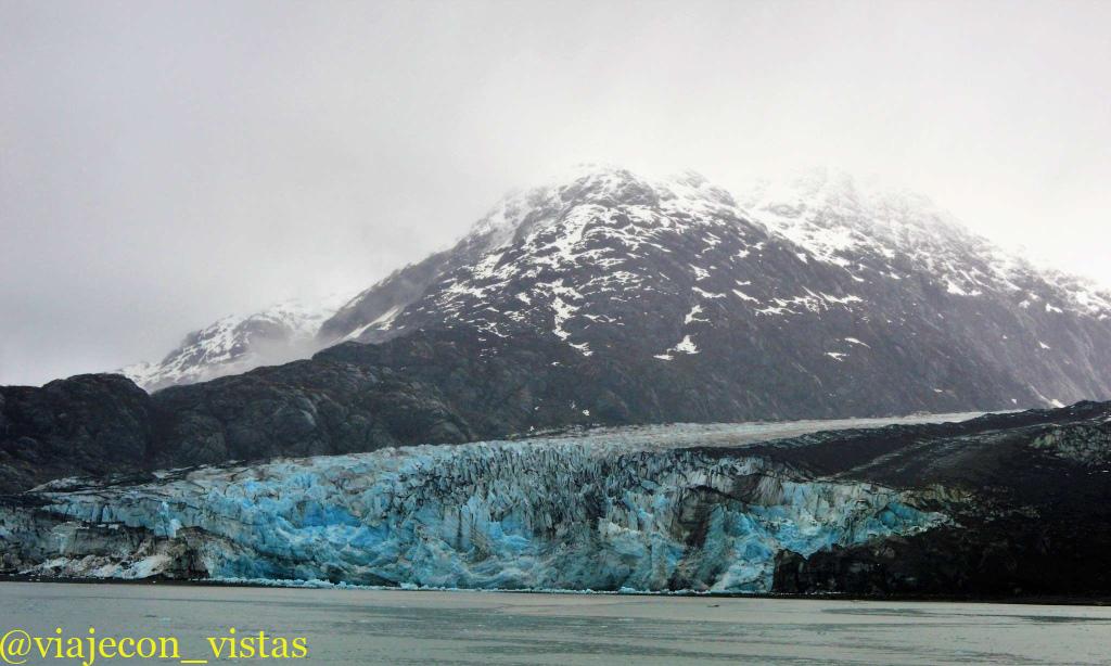 color del hielo glaciar